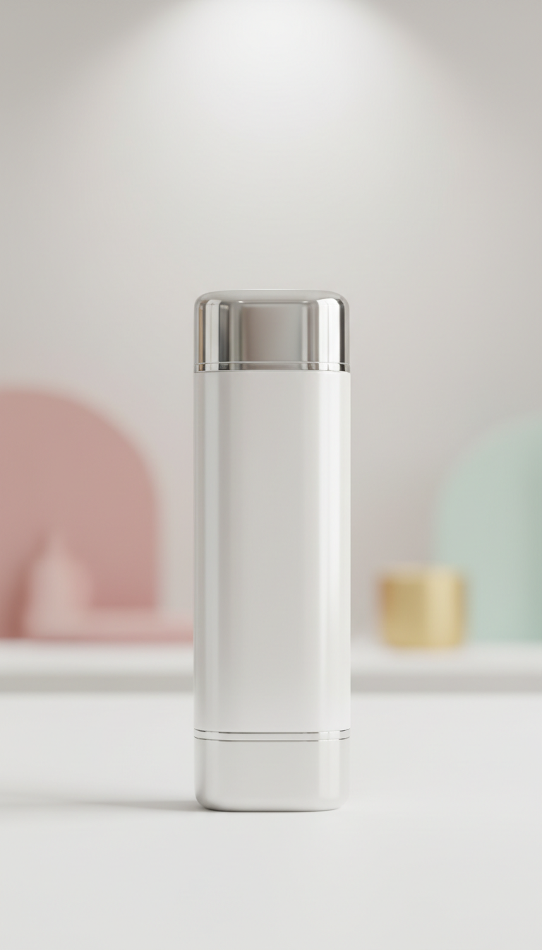 Minimalist Packaging with Metallic Accents